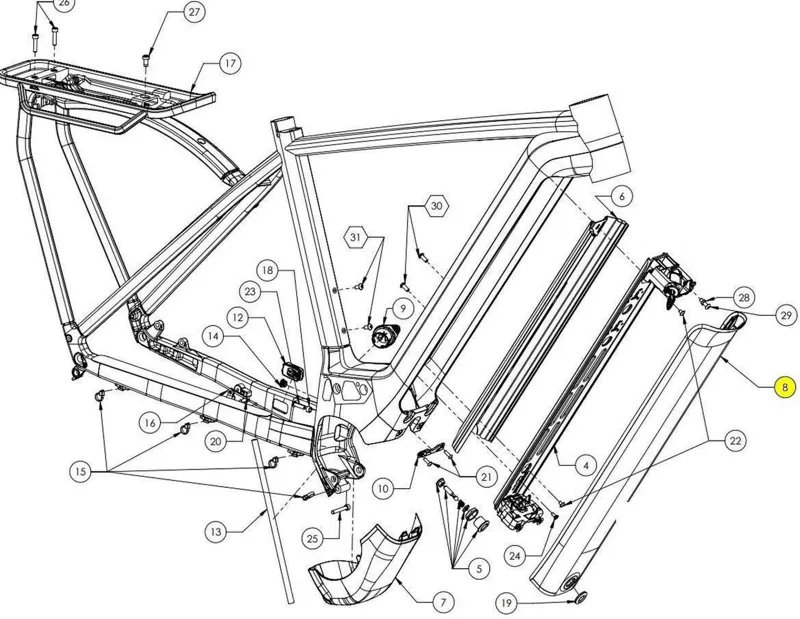 Cube Battery Cover Kathmandu/Reaction/Stereo 750 20-01818 - 3415-3